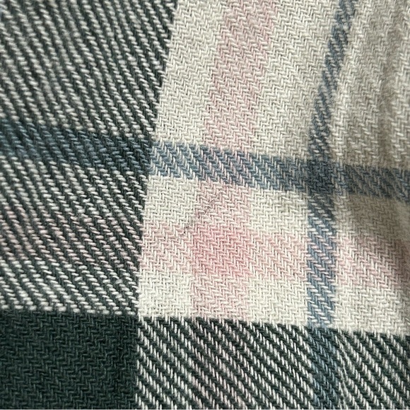 Madewell Lucie Elbow-Sleeve Smocked Mini Dress in Lebaum Plaid Size M - Picture 8 of 16